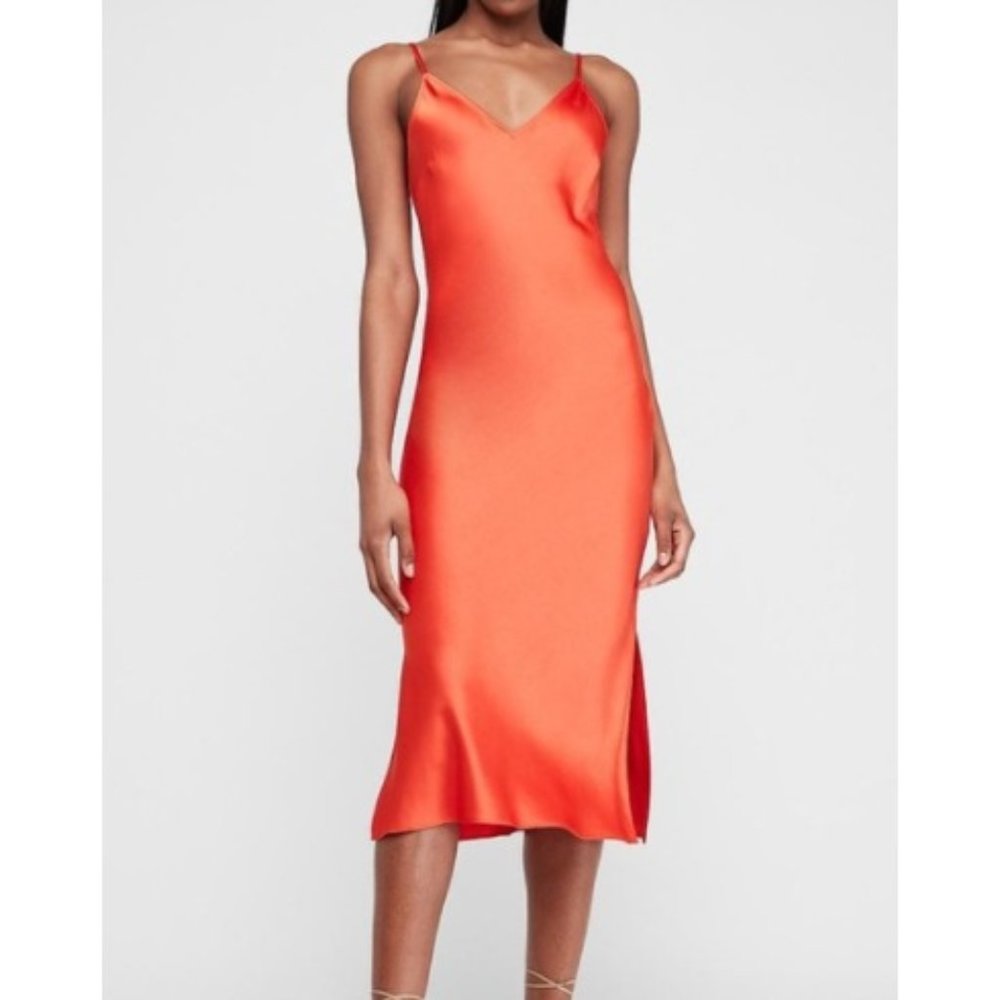 EXPRESS VINTAGE-STYLE SLIP DRESS, XS